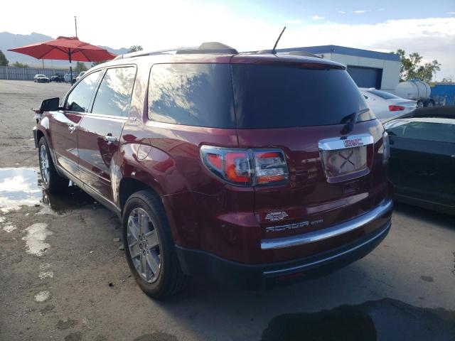 1GKKRSKD9HJ129617 - 2017 GMC ACADIA LIM RED photo 3