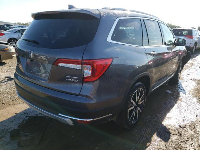 5FNYF6H99KB053890 - 2019 HONDA PILOT GRAY photo 4