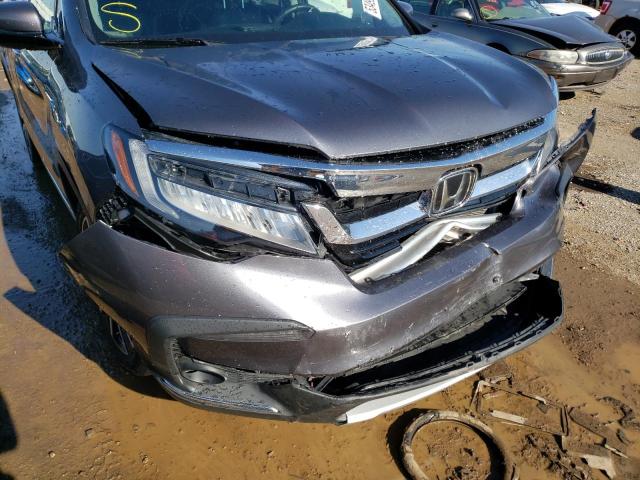 5FNYF6H99KB053890 - 2019 HONDA PILOT GRAY photo 9