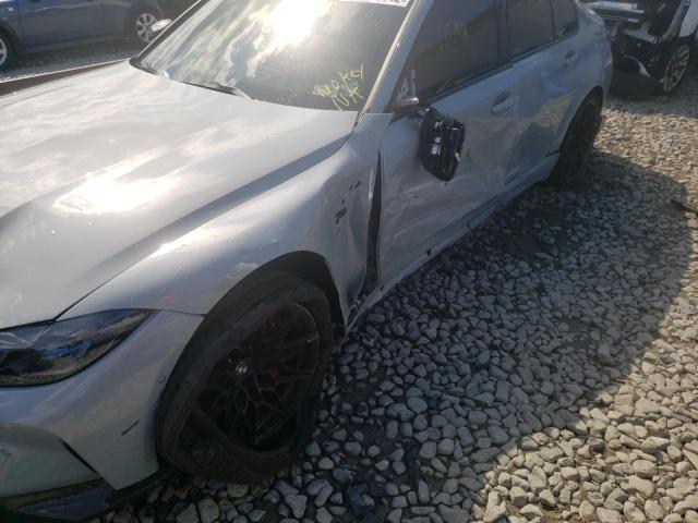 WBS43AY01NFL61852 - 2022 BMW M3 COMPETI Boz foto 9