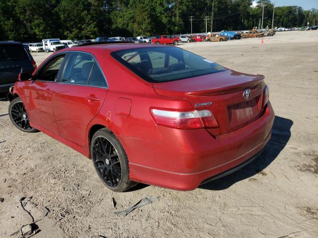 4T1BE46K58U262901 - 2008 TOYOTA CAMRY CE RED photo 3