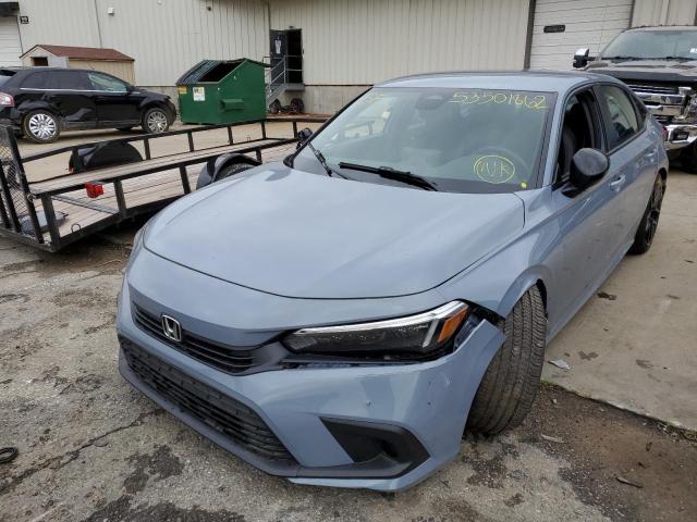 2HGFE2F54NH568976 - 2022 HONDA CIVIC SPOR 蓝色 照片 2