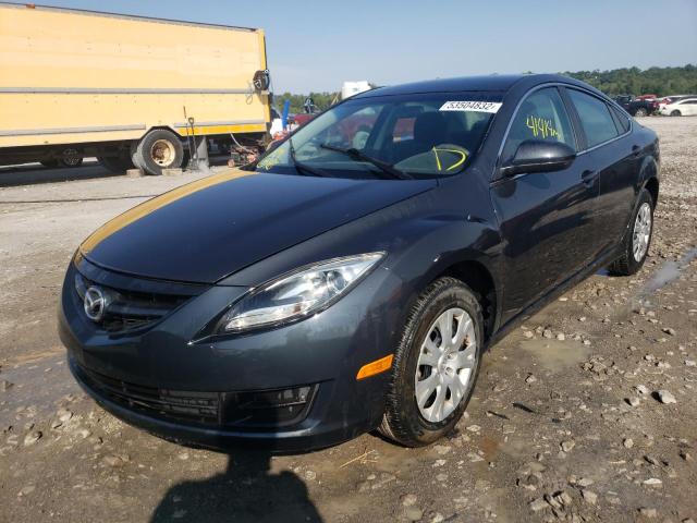 1YVHZ8BH8C5M16793 - 2012 MAZDA 6 I GRAY photo 2