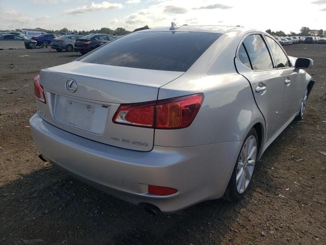 JTHCK262595034817 - 2009 LEXUS IS 250 SILVER photo 4