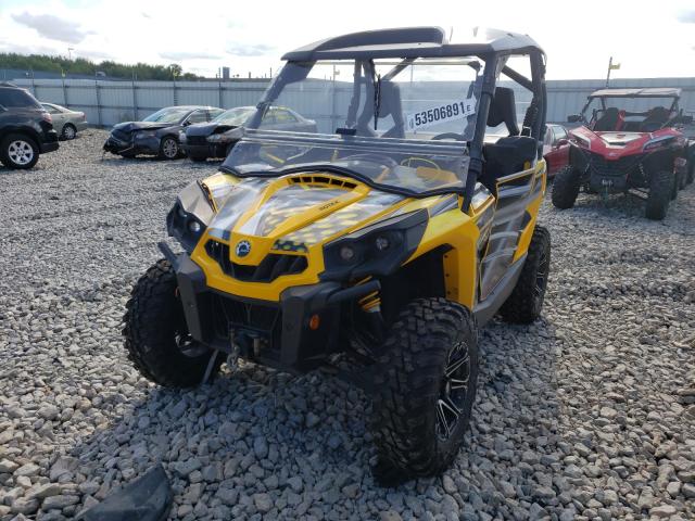 3JBKGCP18DJ000453 - 2013 CAN-AM COMMANDER YELLOW photo 2