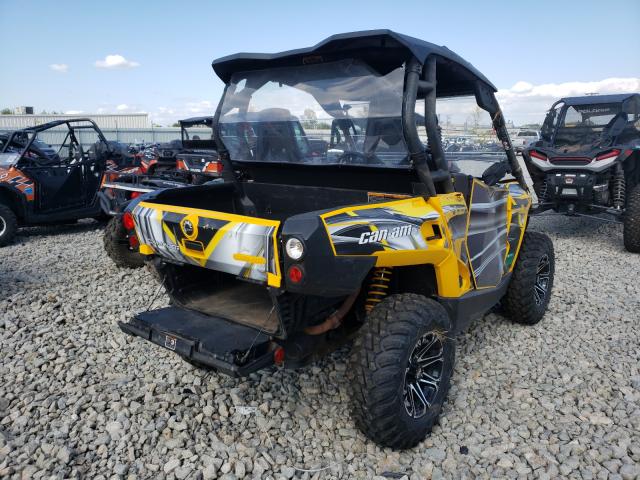 3JBKGCP18DJ000453 - 2013 CAN-AM COMMANDER YELLOW photo 4