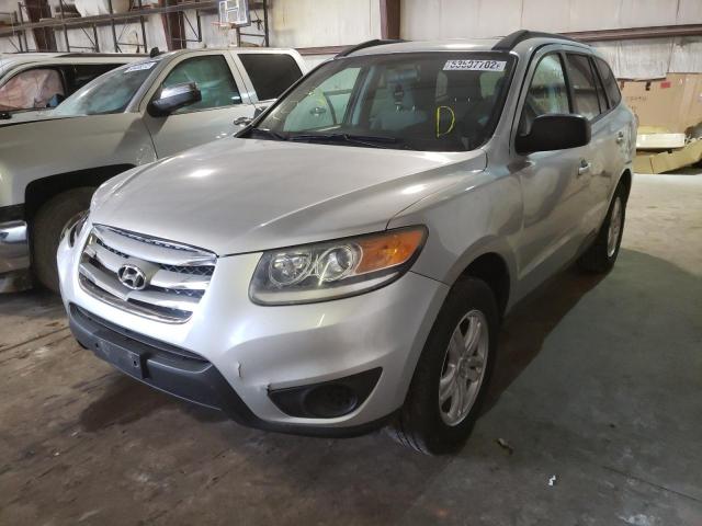 5XYZGDAB8CG141780 - 2012 HYUNDAI SANTA FE SILVER photo 2