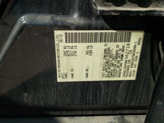 1N4AL2AP4AN561718 - 2010 NISSAN ALTIMA SL BLACK photo 10