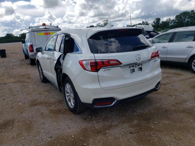 5J8TB3H34JL007445 - 2018 ACURA RDX WHITE photo 3