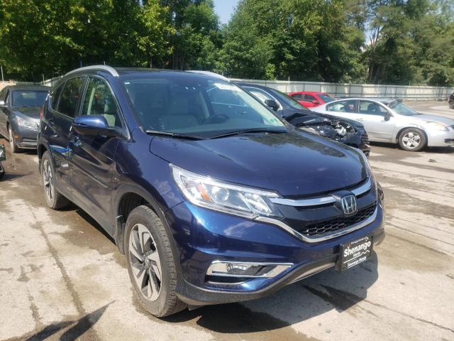 5J6RM4H94GL079469 - 2016 HONDA CR-V TOURI BLUE photo 1