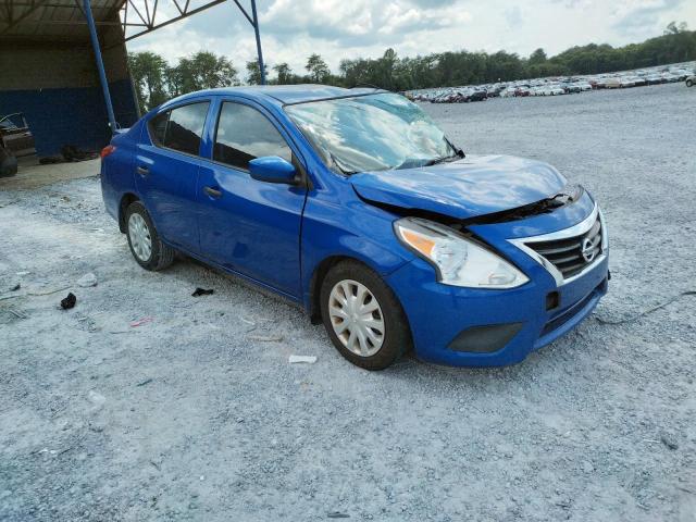 3N1CN7AP0GL913859 - 2016 NISSAN VERSA S BLUE photo 1