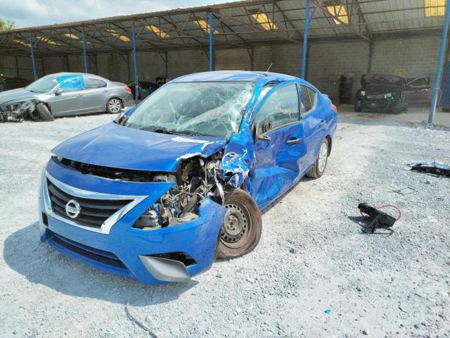 3N1CN7AP0GL913859 - 2016 NISSAN VERSA S BLUE photo 9