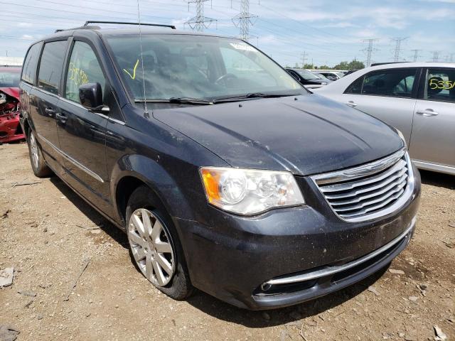 2C4RC1BGXDR622888 - 2013 CHRYSLER TOWN & COU BLUE photo 1