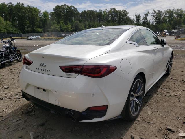 JN1EV7KL7MM470616 - 2021 INFINITI Q60 LUXE WHITE photo 4