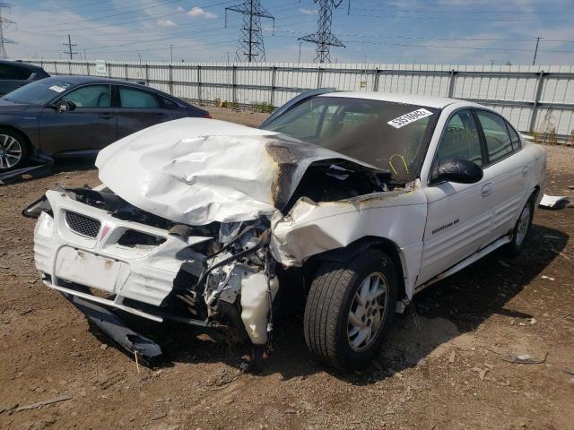 1G2NF52E72M548734 - 2002 PONTIAC GRAND AM S WHITE photo 2