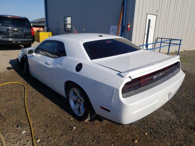 2C3CDYAG7DH549003 - 2013 DODGE CHALLENGER WHITE photo 3