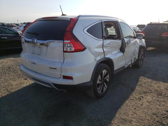 5J6RM3H96GL000314 - 2016 HONDA CR-V TOURI WHITE photo 4