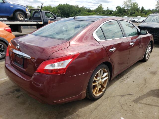 1N4AA51E19C822509 - 2009 NISSAN MAXIMA MAROON photo 4