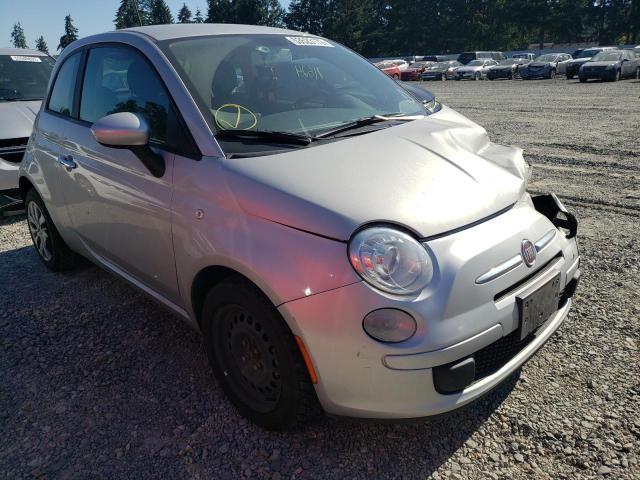 3C3CFFAR3CT366221 - 2012 FIAT 500 POP SILVER photo 1