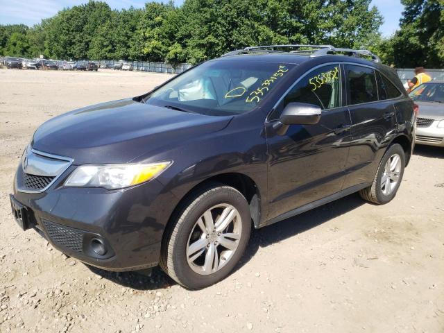 5J8TB4H36EL001058 - 2014 ACURA RDX GRAY photo 2