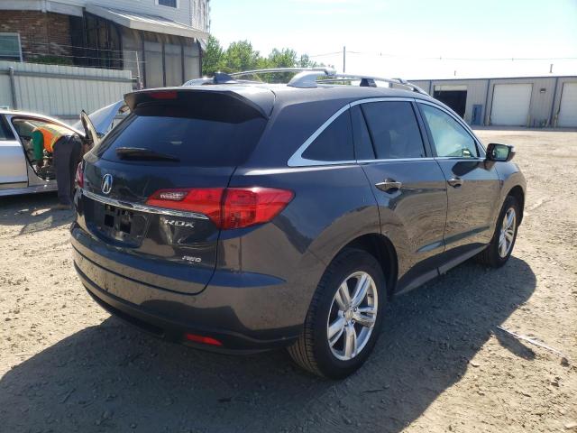 5J8TB4H36EL001058 - 2014 ACURA RDX GRAY photo 4