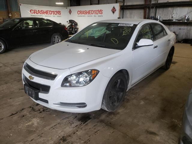 1G1ZC5EU5CF271380 - 2012 CHEVROLET MALIBU 1LT თეთრი ფოტო 2