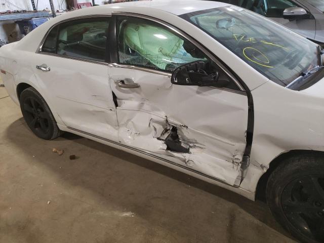 1G1ZC5EU5CF271380 - 2012 CHEVROLET MALIBU 1LT თეთრი ფოტო 9