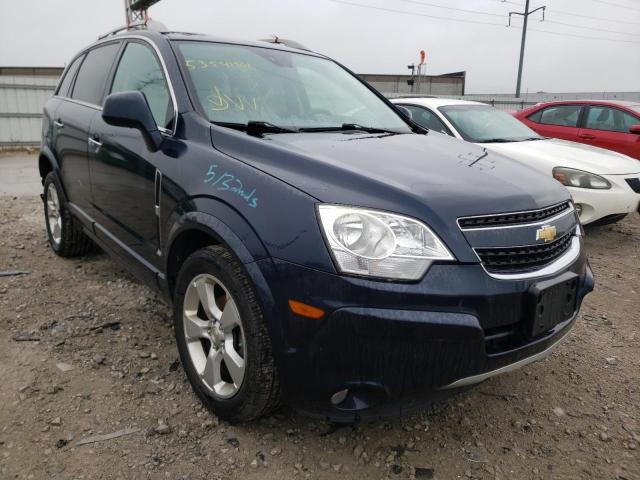 3GNAL4EK0ES679076 - 2014 CHEVROLET CAPTIVA LT BLUE photo 1