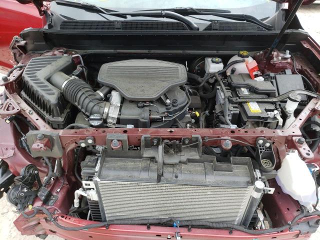 1GKKNLLS5NZ109599 - 2022 GMC ACADIA AT4 RED photo 7