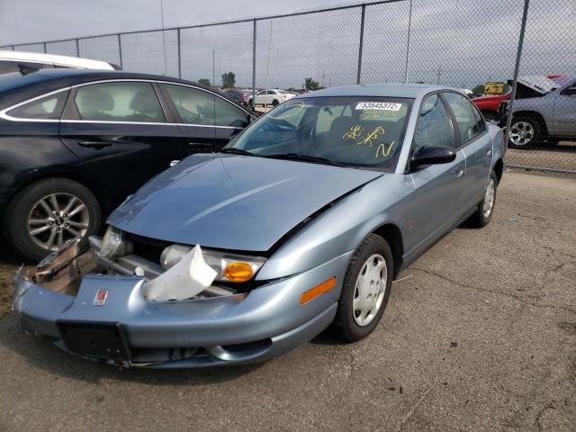 1G8ZH54862Z125770 - 2002 SATURN SL1 BLUE photo 2