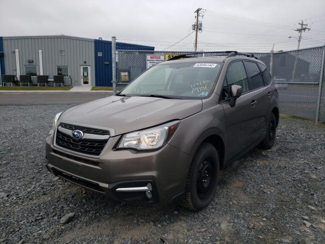 JF2SJEJC6HH561913 - 2017 SUBARU FORESTER 2 GRAY photo 2