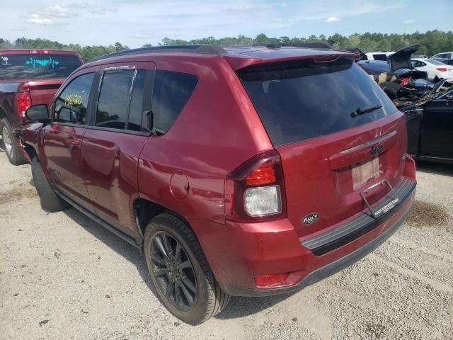 1C4NJCBAXFD334791 - 2015 JEEP COMPASS SP BURGUNDY photo 3