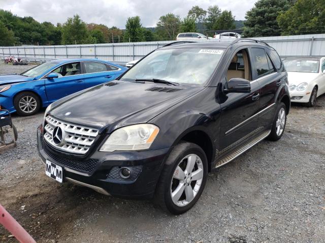 4JGBB8GB3BA672717 - 2011 MERCEDES-BENZ ML 350 4MA BLACK photo 2