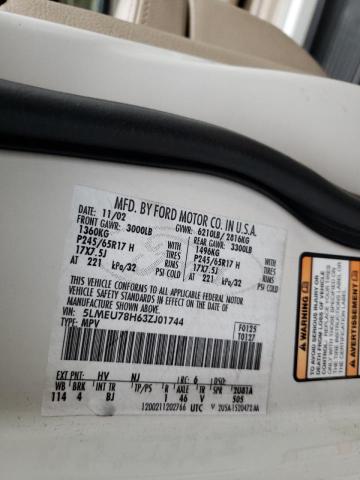 5LMEU78H63ZJ01744 - 2003 LINCOLN AVIATOR  照片 10