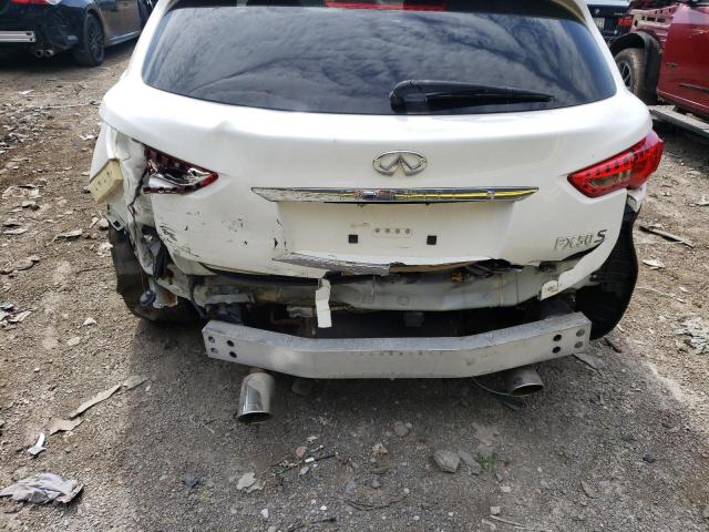 JNRBS18W29M200630 - 2009 INFINITI FX50 WHITE photo 9