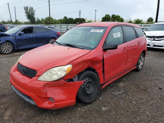 2T1KR32E48C706544 - 2008 TOYOTA MATRIX RED photo 2