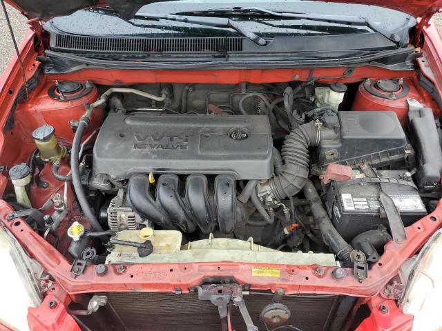 2T1KR32E48C706544 - 2008 TOYOTA MATRIX RED photo 7