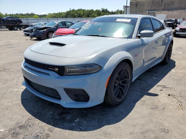 2C3CDXGJ4MH589665 - 2021 DODGE CHARGER SC GRAY photo 2