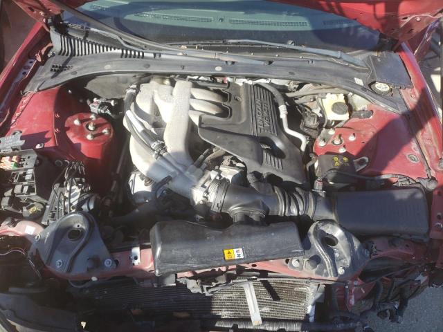 1LNHM86S35Y621512 - 2005 LINCOLN LS BURGUNDY photo 7