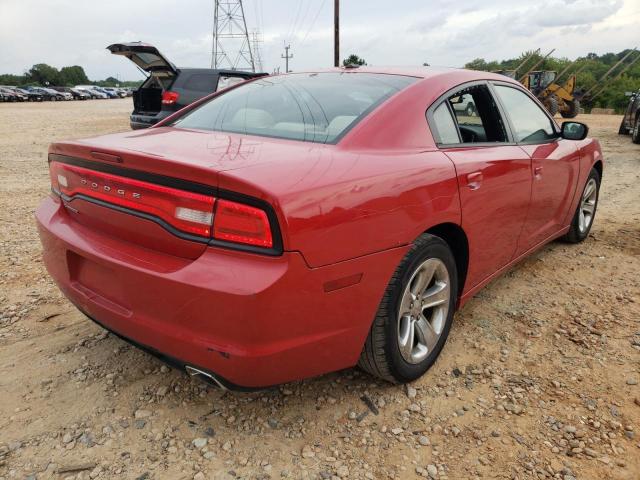 2B3CL3CG9BH502603 - 2011 DODGE CHARGER RED photo 4