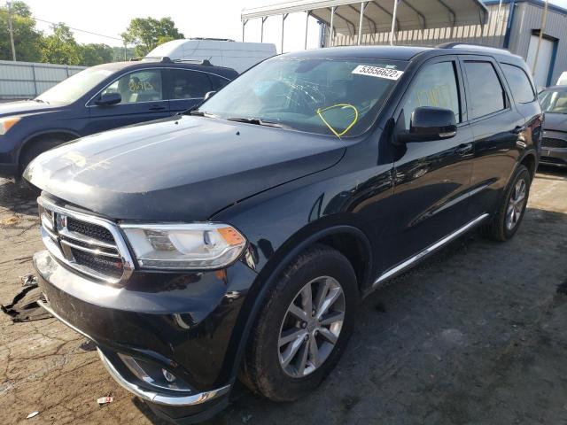 1C4RDHDG2GC386964 - 2016 DODGE DURANGO LI BLACK photo 2