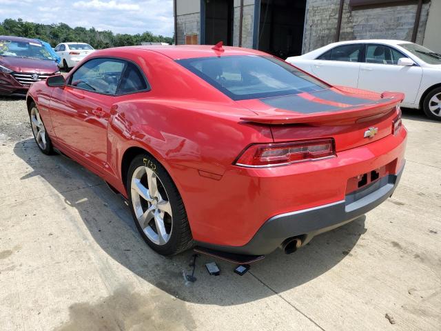 2G1FF1E30F9147671 - 2015 CHEVROLET CAMARO LT RED photo 3