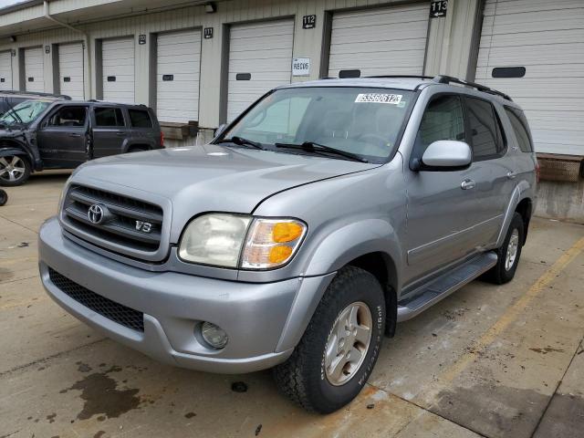 5TDBT44A13S168807 - 2003 TOYOTA SEQUOIA SR SILVER photo 2