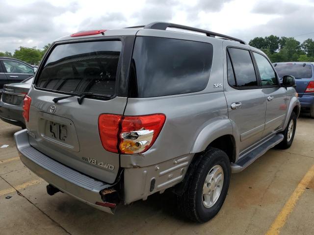 5TDBT44A13S168807 - 2003 TOYOTA SEQUOIA SR SILVER photo 4