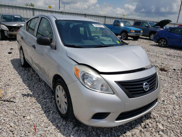 3N1CN7AP4CL825214 - 2012 NISSAN VERSA S SILVER photo 1