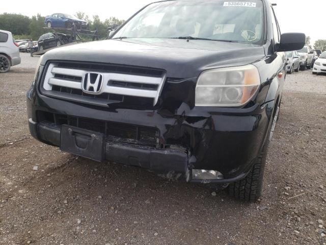 5FNYF18338B006703 - 2008 HONDA PILOT SE BLACK photo 9