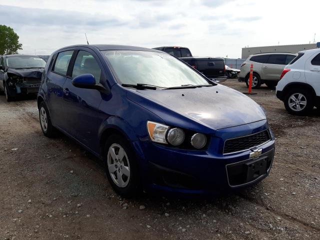 1G1JB6SH5D4106889 - 2013 CHEVROLET SONIC BLUE photo 1