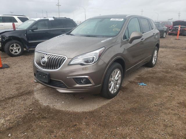 LRBFXDSA9HD025050 - 2017 BUICK ENVISION E ყავისფერი ფოტო 2
