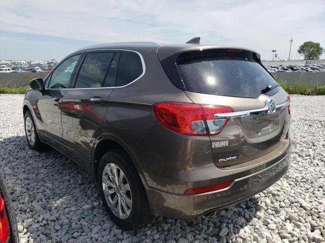 LRBFXDSA9HD025050 - 2017 BUICK ENVISION E BROWN photo 3