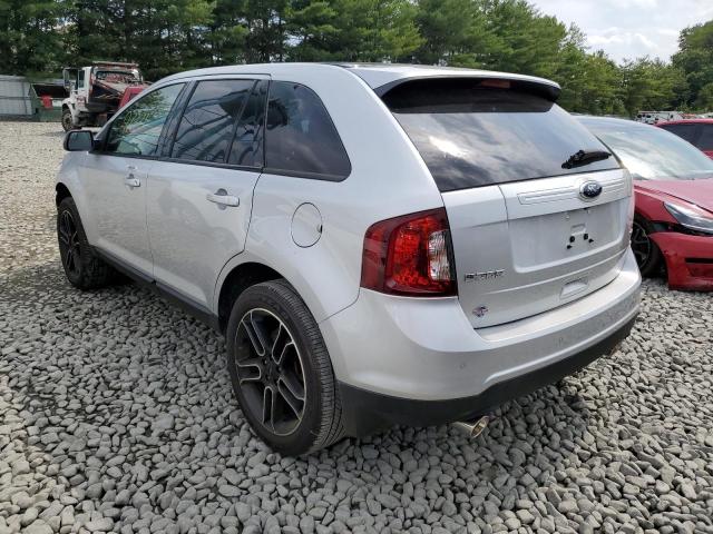 2FMDK3JC9DBA55973 - 2013 FORD EDGE SEL SILVER photo 3